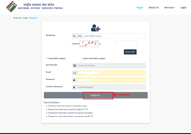 Online Link Voter ID With Aadhaar