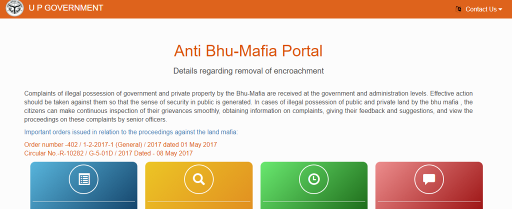 Anti Bhu-Mafia Portal