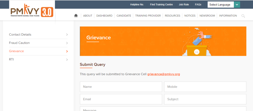 Submit Grievance