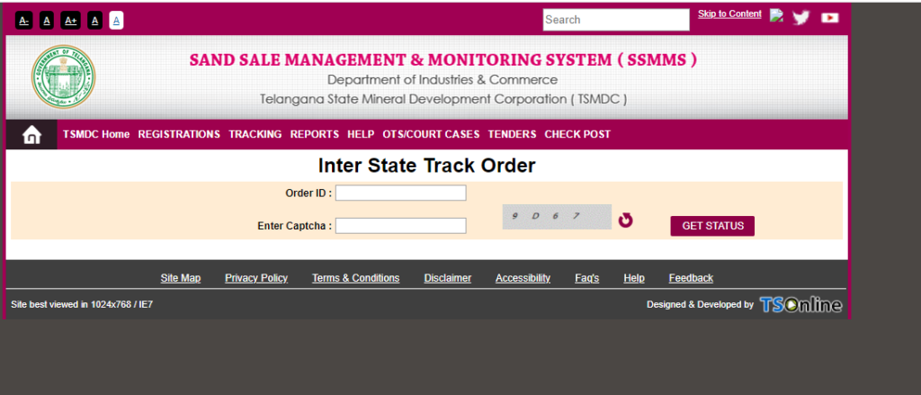 Inter State Track Order