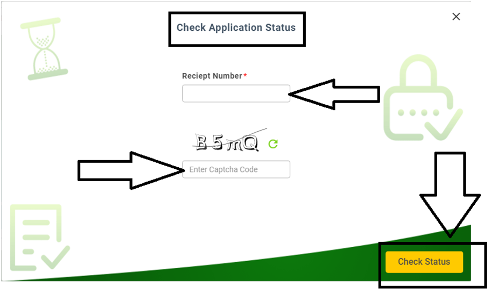 Check Application Form Status 