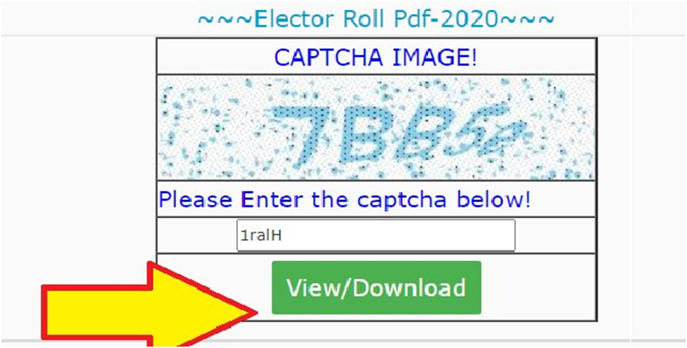 CAPTCHA IMAGE View/Download
