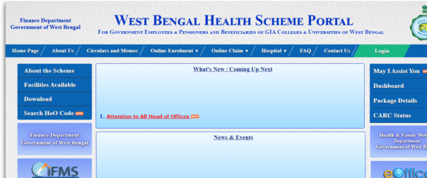 West Bengal Health Scheme Employee Registration Procedure