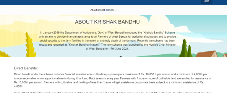 process to Know About the Krishak Bandhu scheme