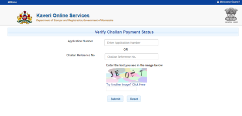 Check Challan Payment Status